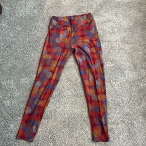 Lularoe leggings- multicolored circles